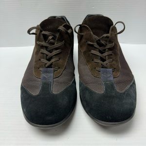 Tod’s Suede Men’s Casual Comfortable Shoes Leather Insole Brown/Black Suede US11